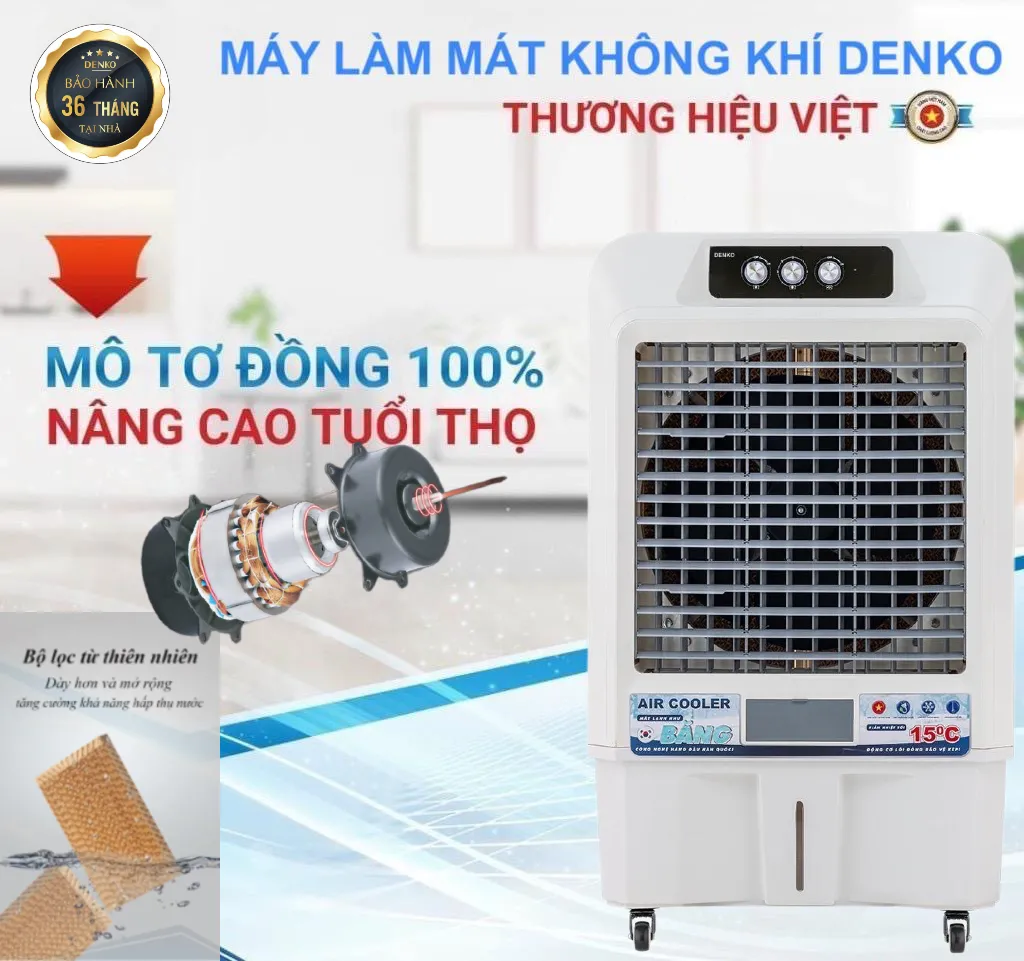 Quạt Điều Hòa Công Nghiệp Denko DK16000C – Làm Mát 100m² Có Đáng Mua Không